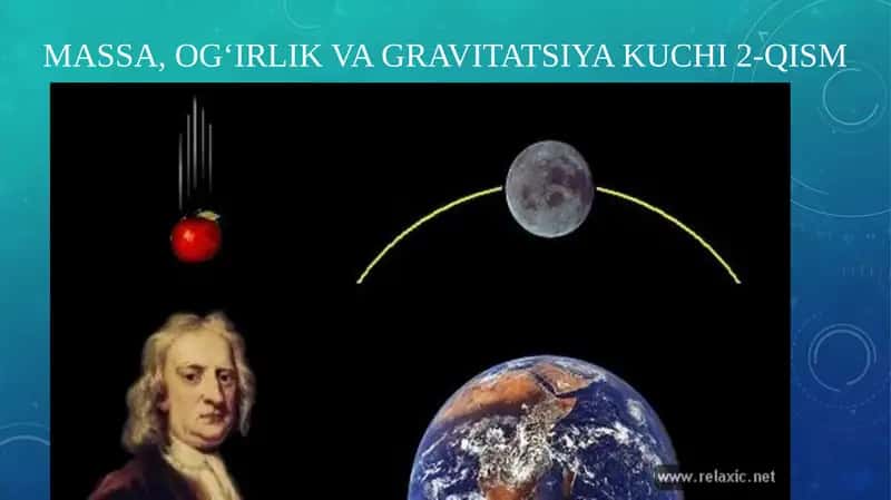 Massa va Og‘irlik Vagravitatsiya kuchi 1