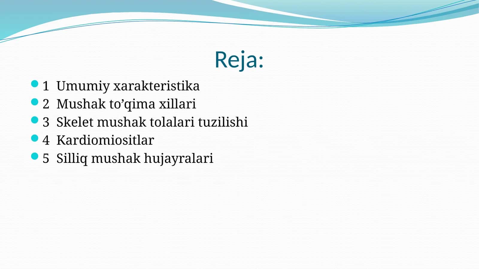 Mushak to’qima xillari 1