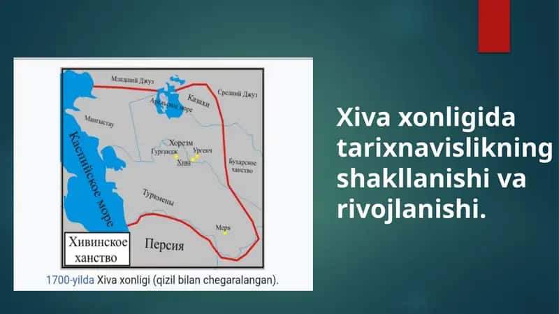 Xiva xonligida tarixnavislikning shakllanishi va rivojlanishi 1
