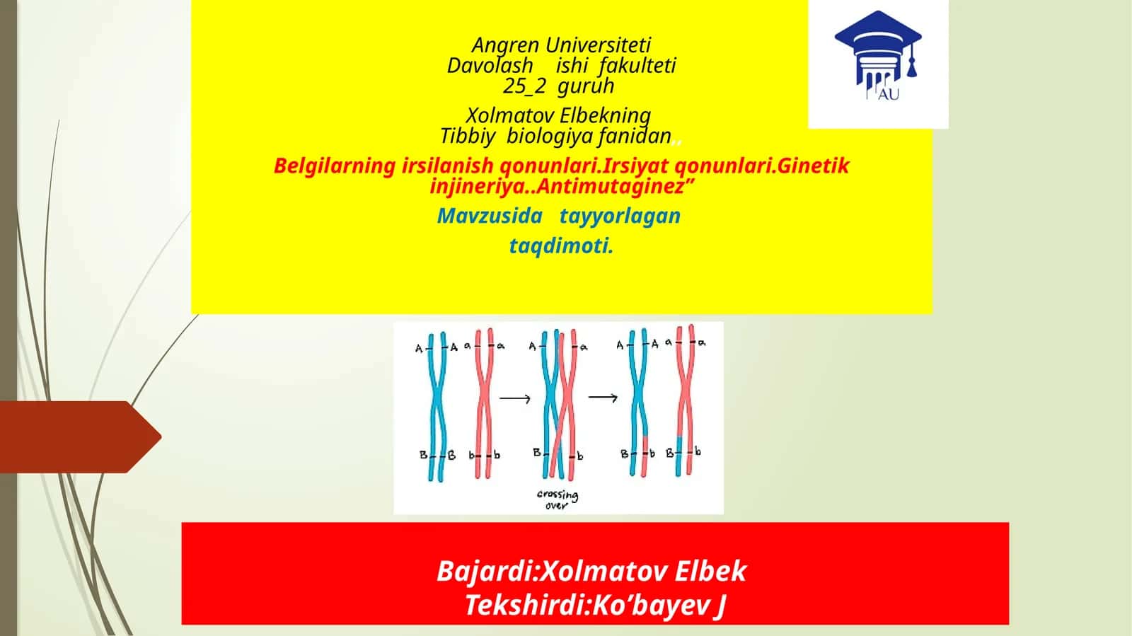 Mendelqonunlari qonunlari 1