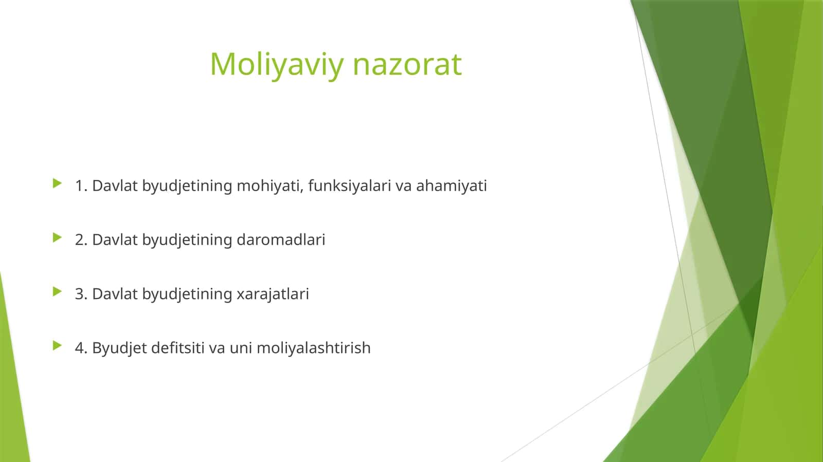 Moliyaviynazorat 1