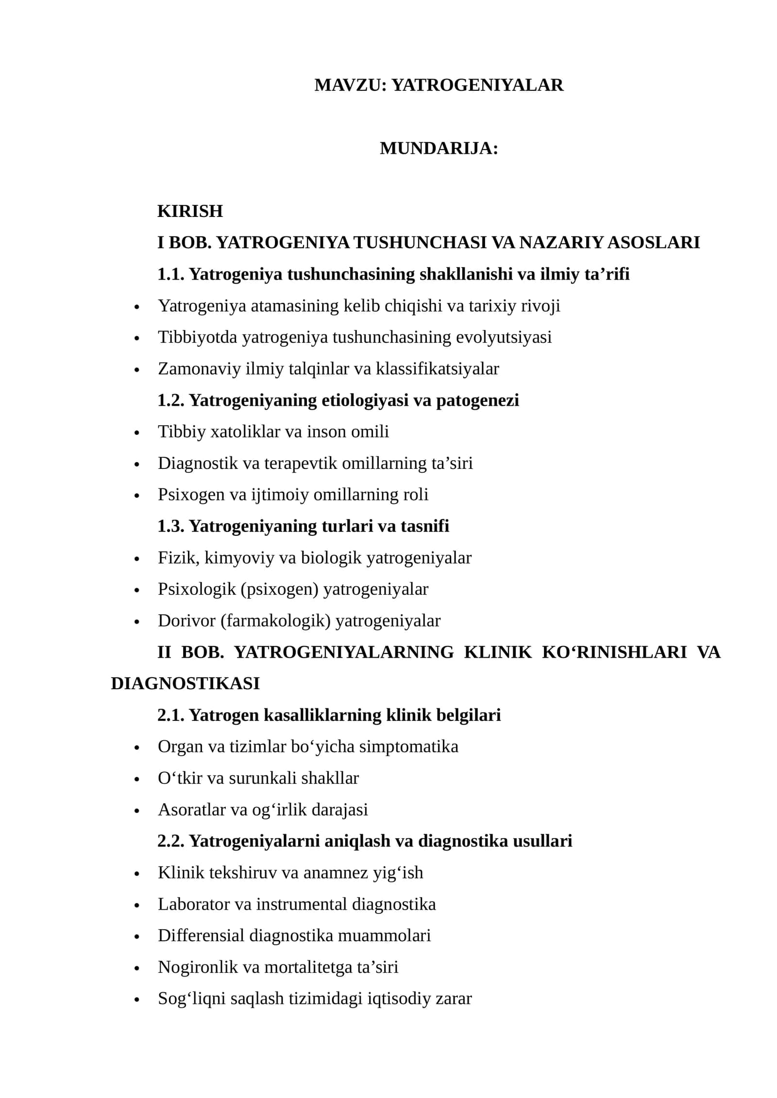 YATROGENIYALAR 1