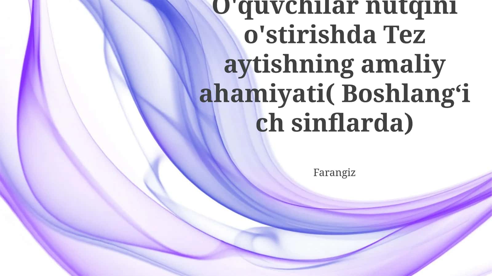 Til Burish So'zlarini O'qitish Metodlari va Amaliyoti 1