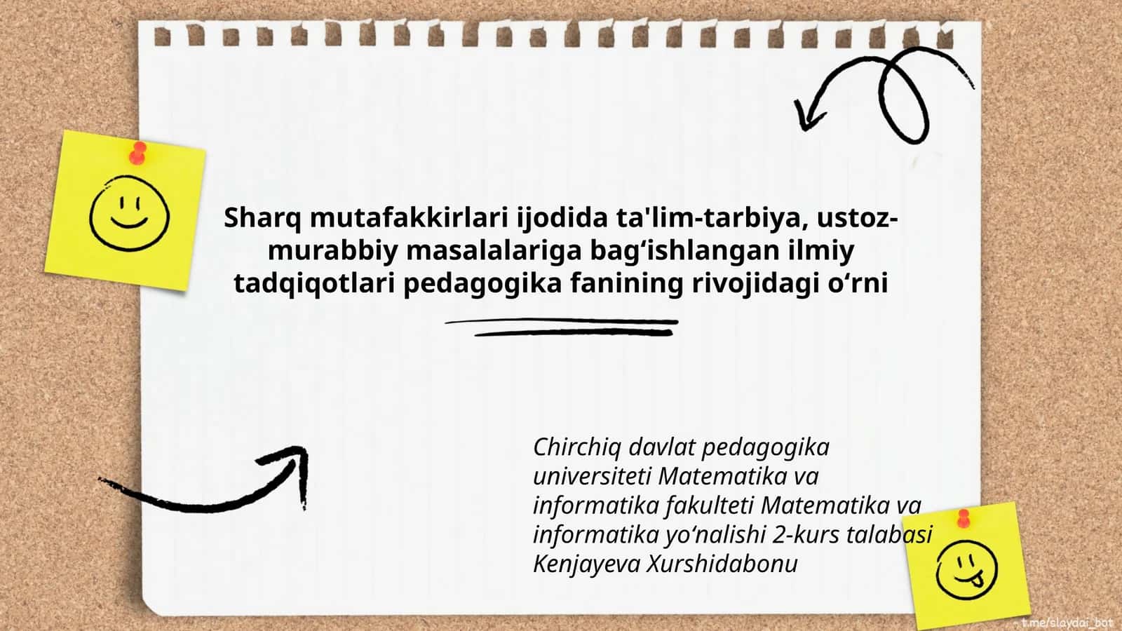 Pedagogika fanining rivojidagi oʻrni 1