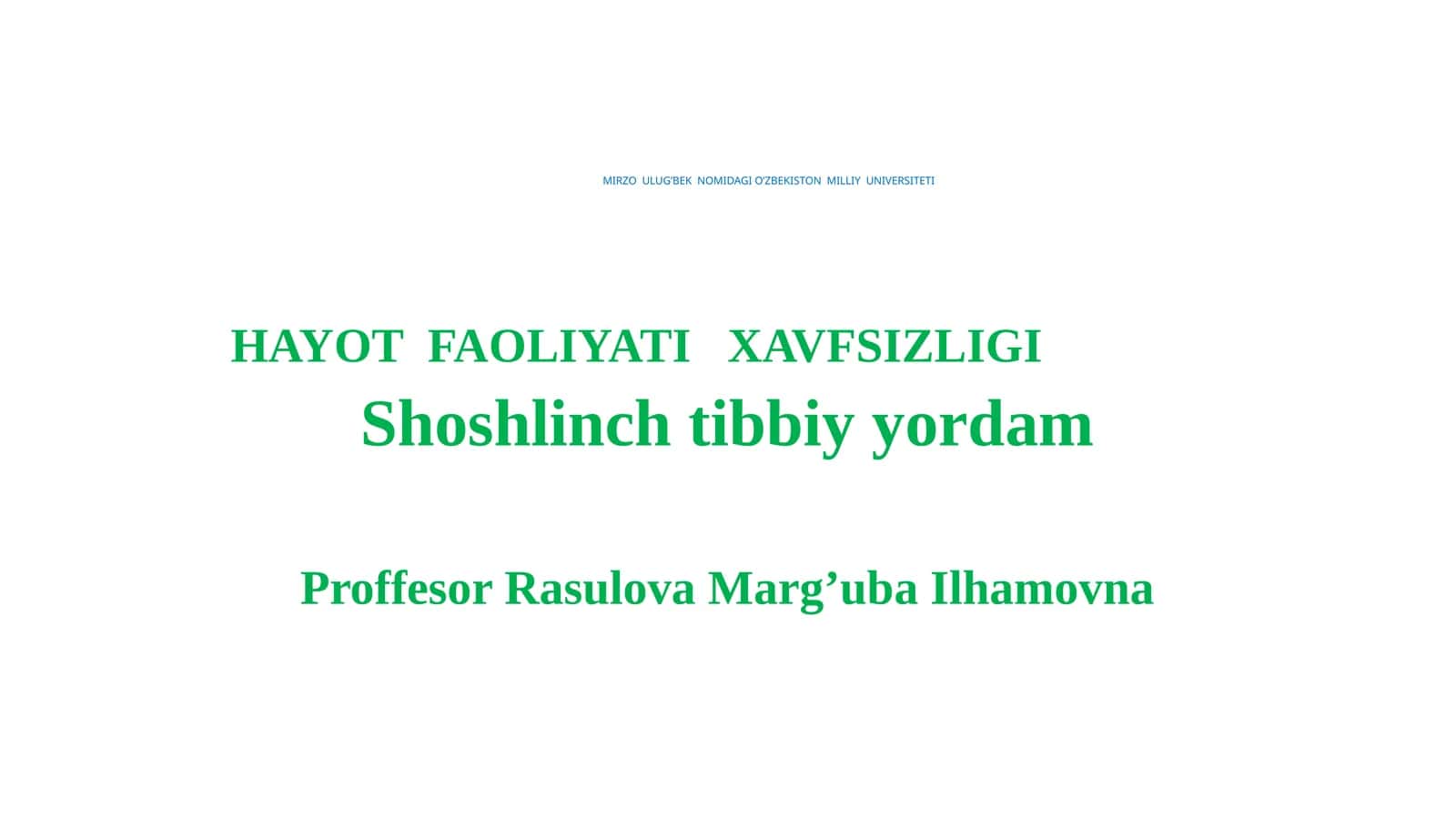 HAYOT FAOLIYATIXAVFSIZLIGI 1