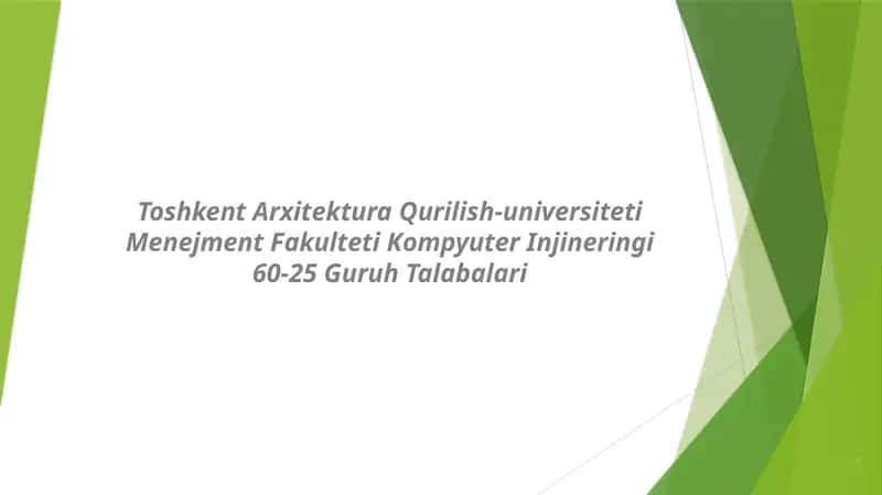 Menejment Fakulteti Kompyuter Injineringi 1