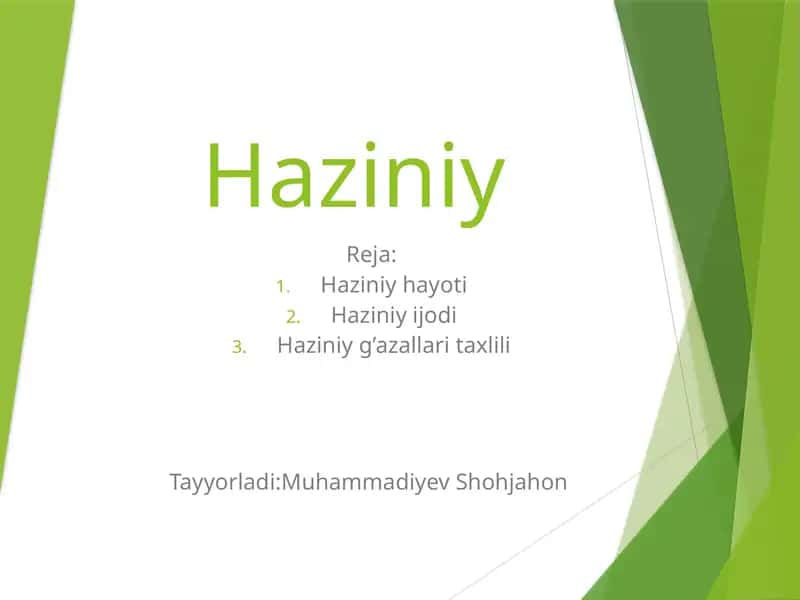 Haziniy 1