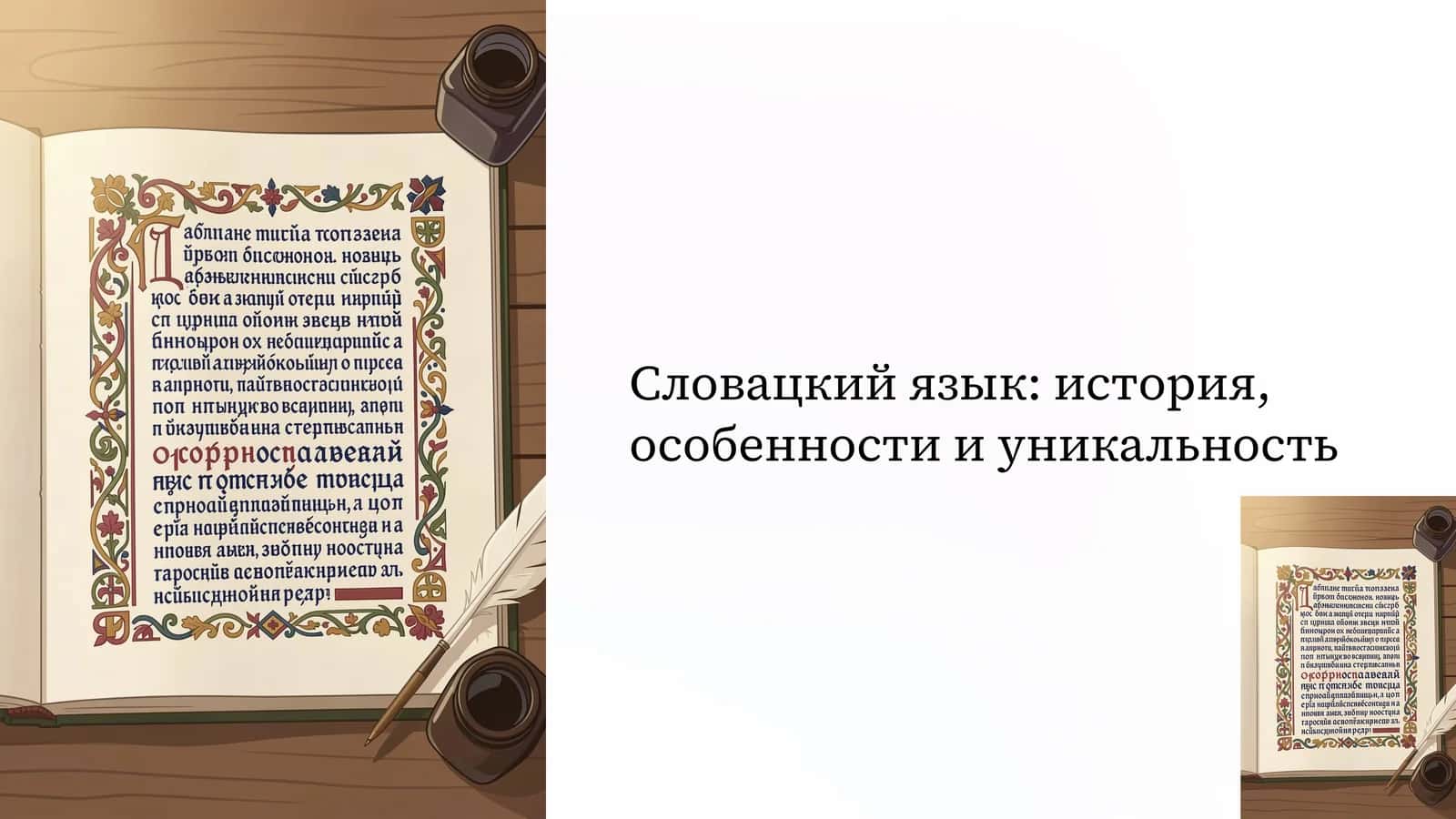 Словацкий язык история, особенности и уникальность 1