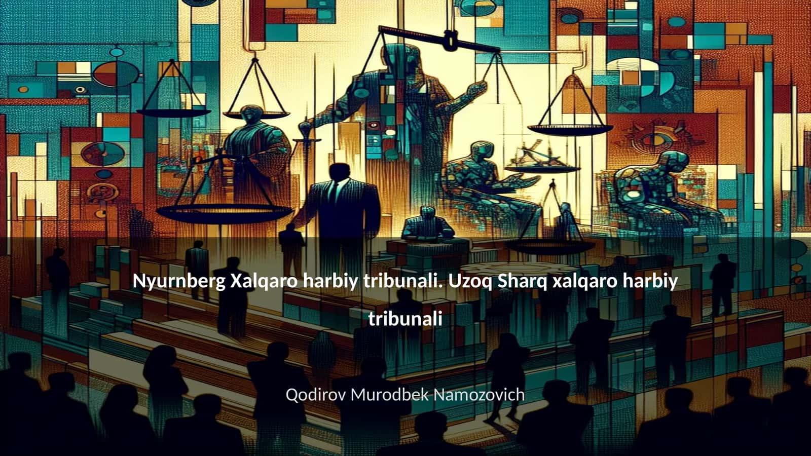 Nyurnberg Xalqaro harbiy tribunali 1