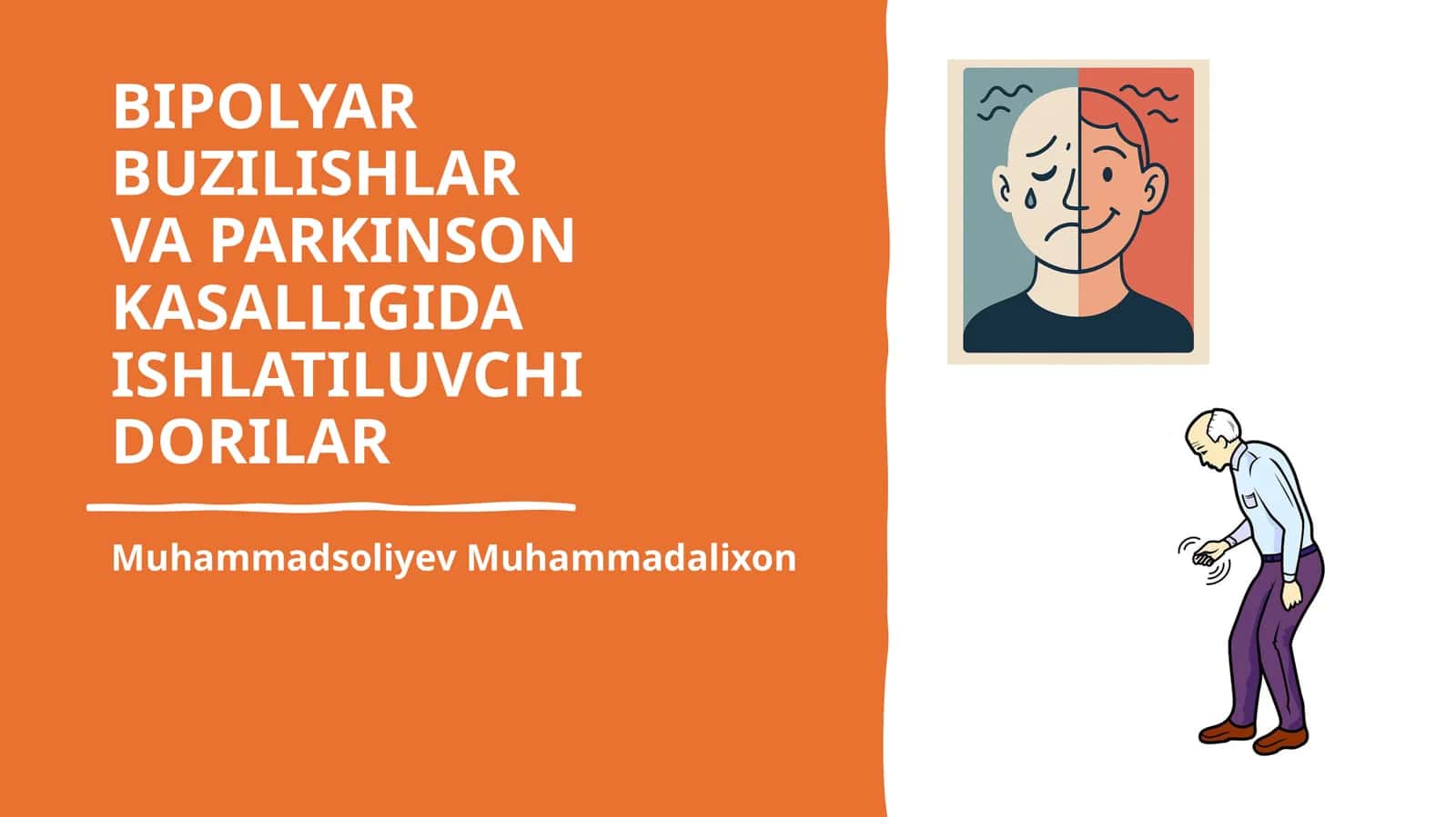 Bipolyar buzilishlar va Parkinson kasalligida ishlatiluvchi dorilar 1