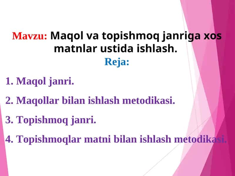Xalq og’zaki ijodi 1