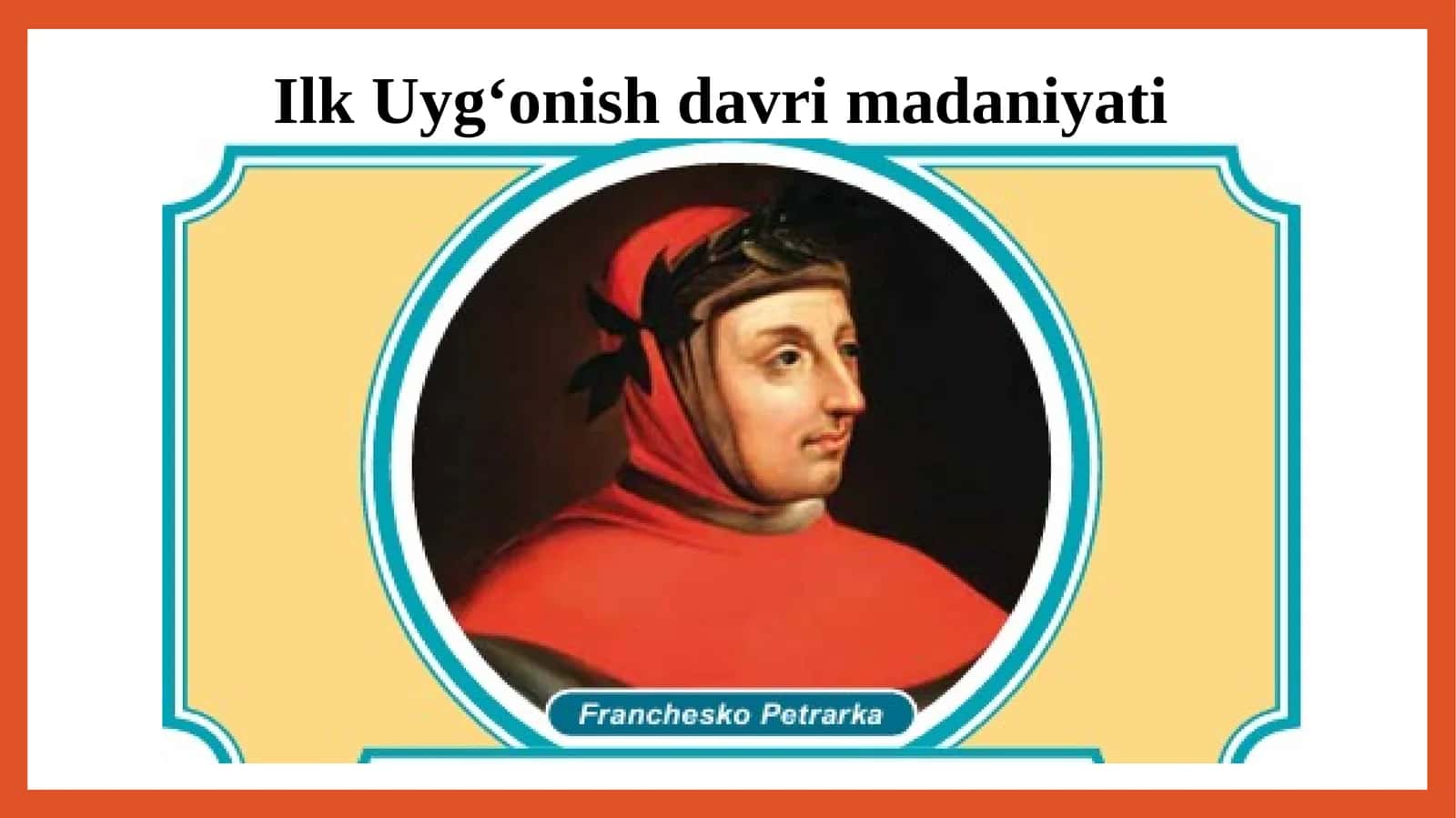 Ilk Uyg‘onish davri madaniyatining paydo bo‘lish omillari 1