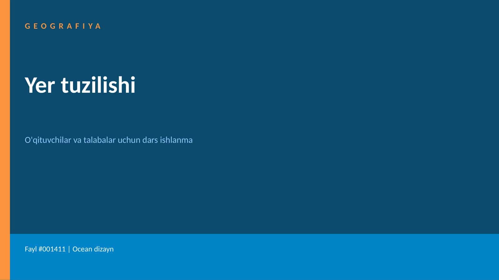 Yer tuzilishi 1