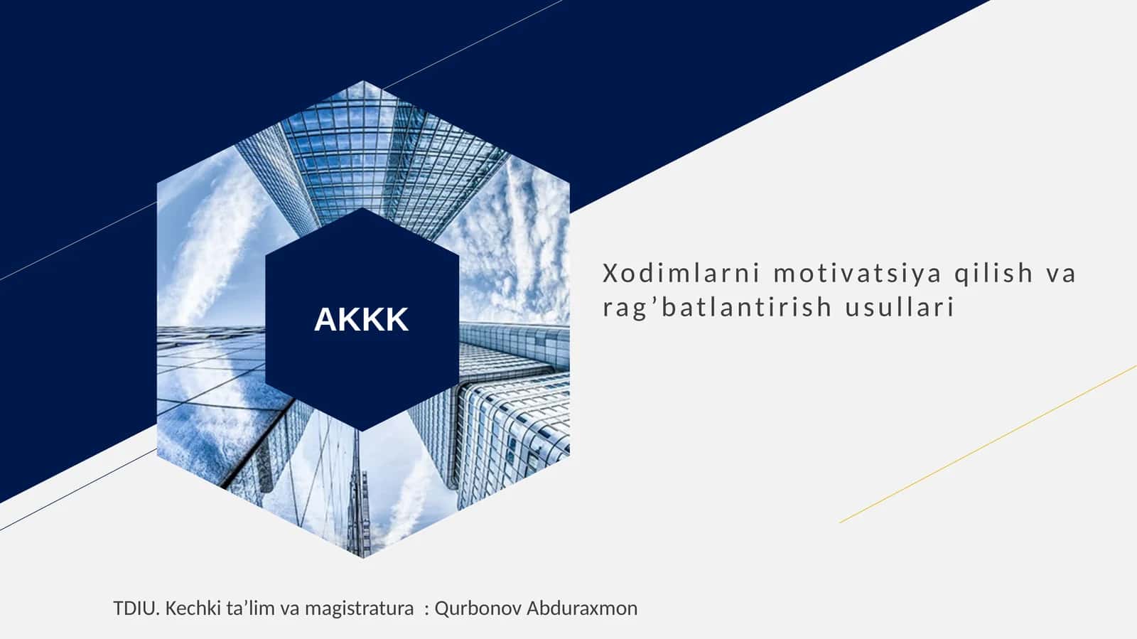 Xodimlarni motivatsiya qilish va rag’batlantirish usullari 1