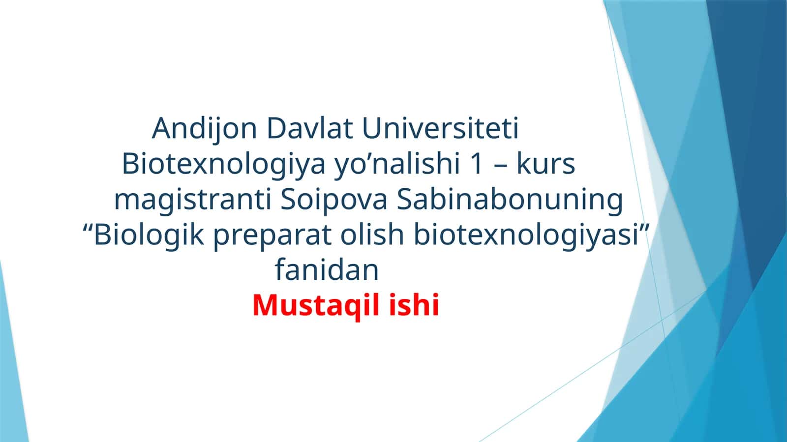Tetrasklin preparatlarini olish biotexnologiyasi 1