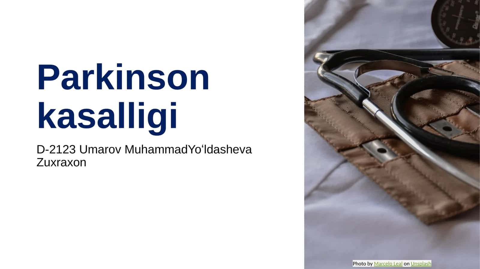 Parkinson kasalligi 1