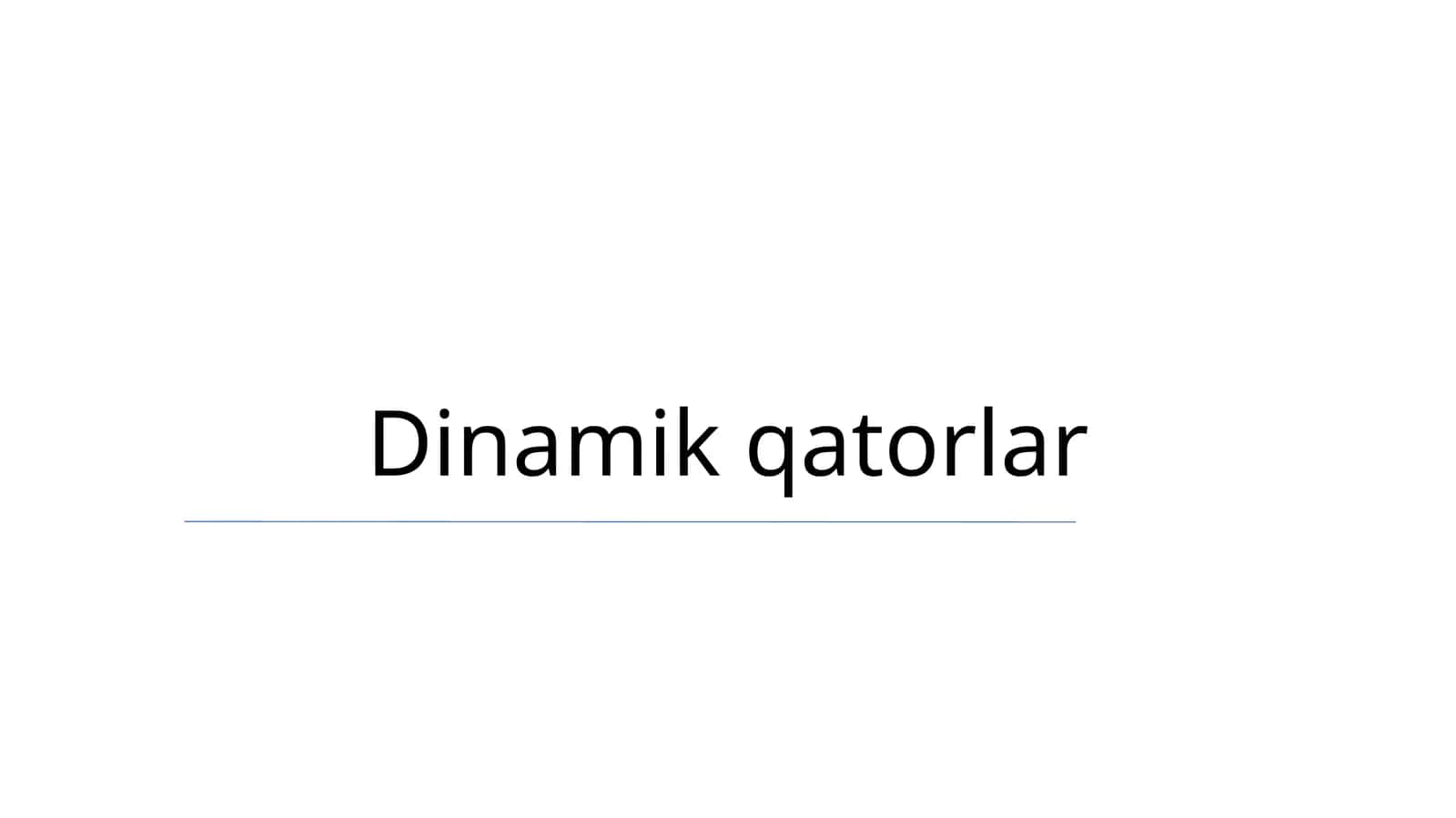 Dinamik massivlar 1