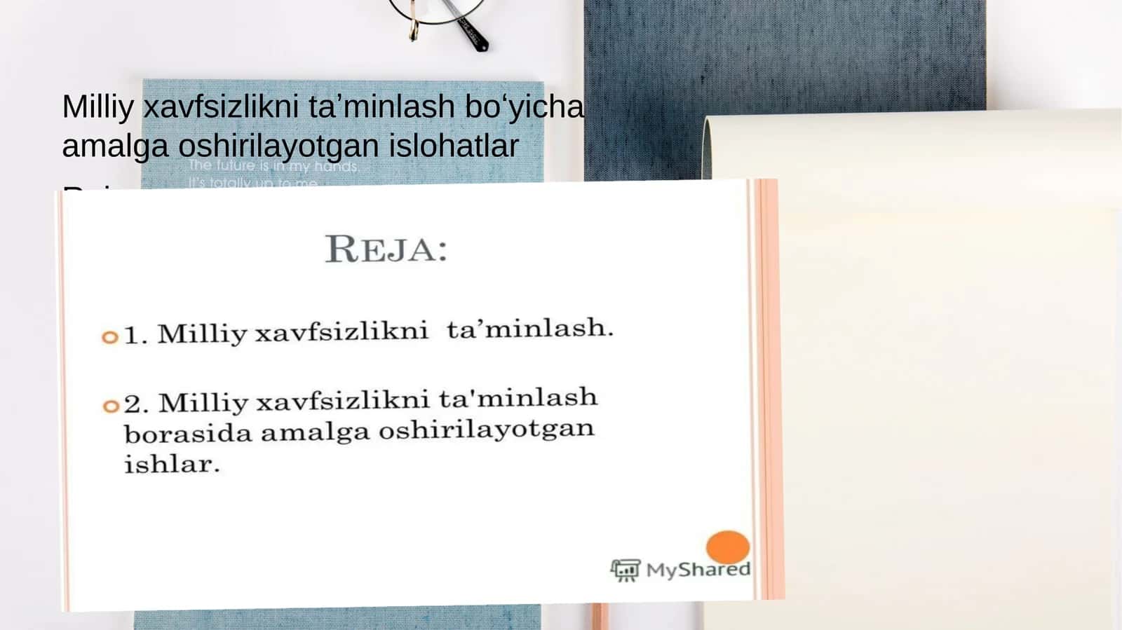 Milliy xavfsizlikni taʼminlash boʻyicha amalga oshirilayotgan islohatlar 1