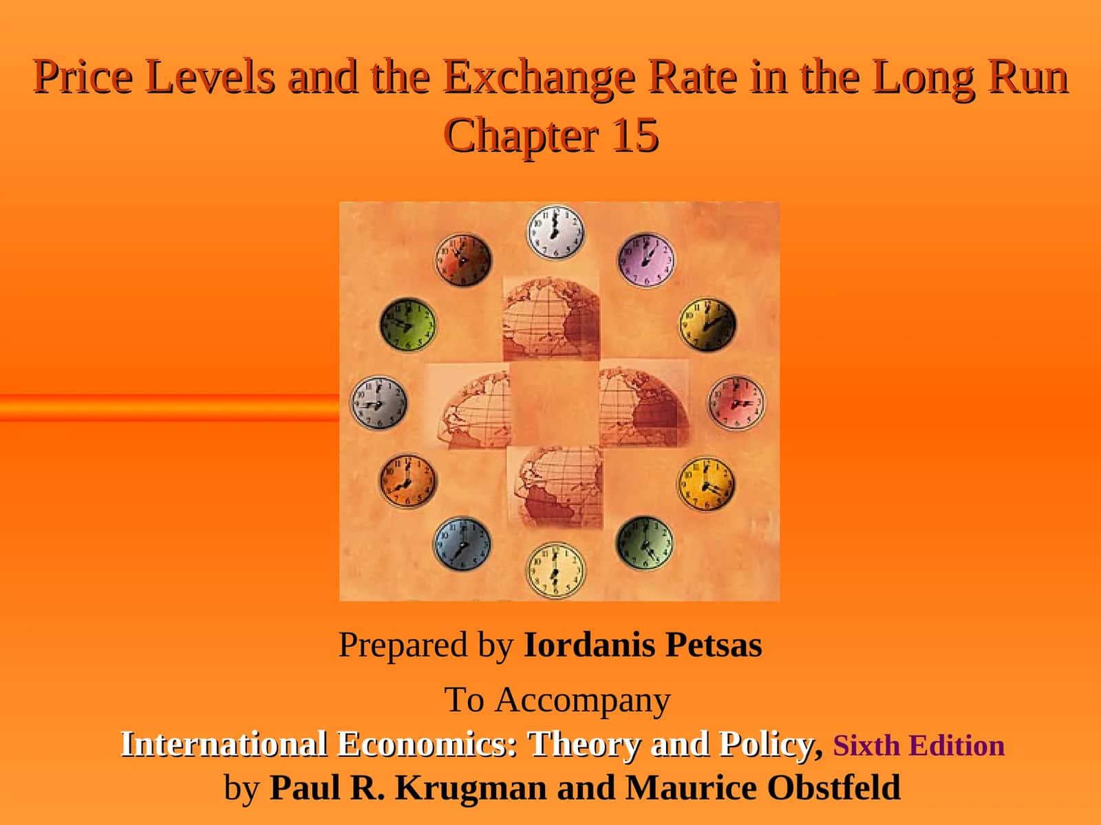 Price Levels and the Exchange Rate in the Long Run 1