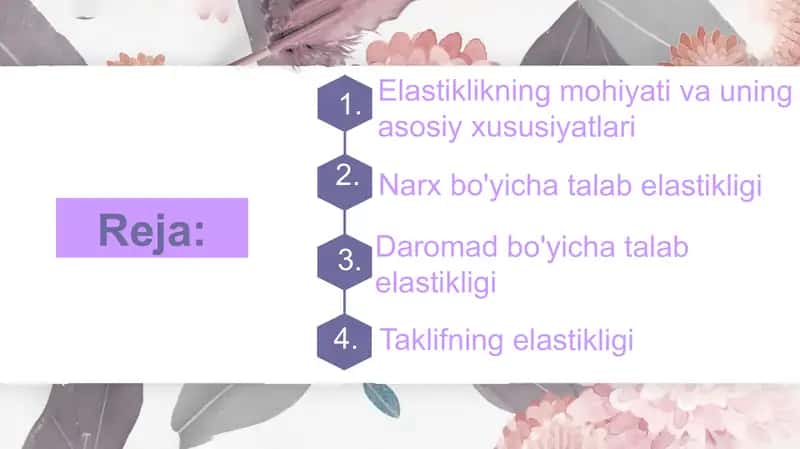 Elastiklikning mohiyati va uning asosiy xususiyatlari 1