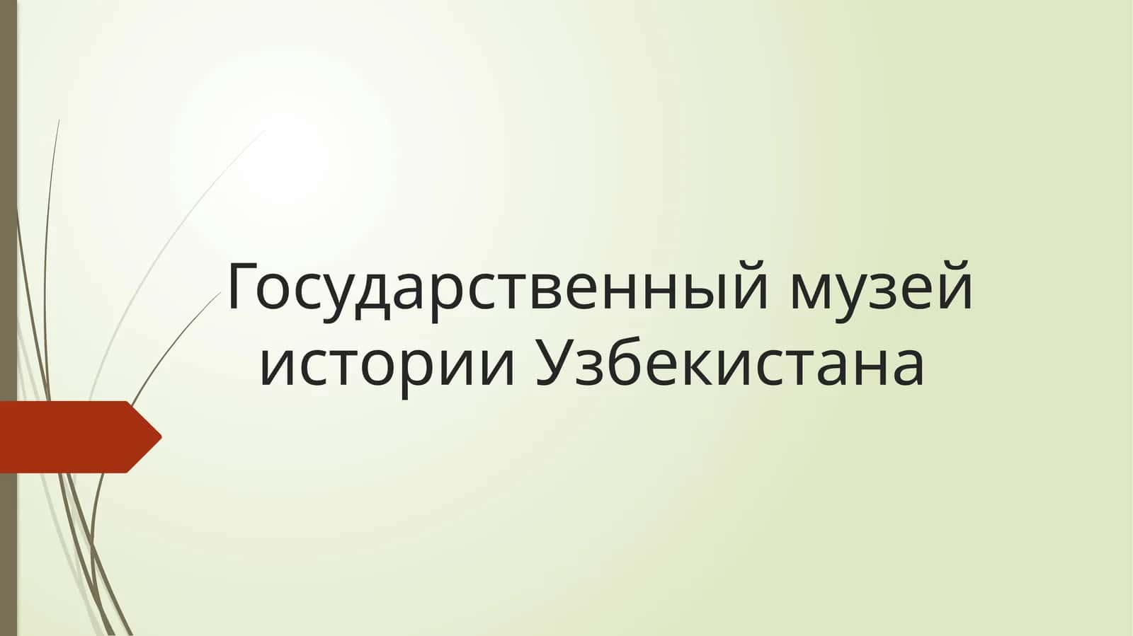 Государственный музей истории Узбекистана 1