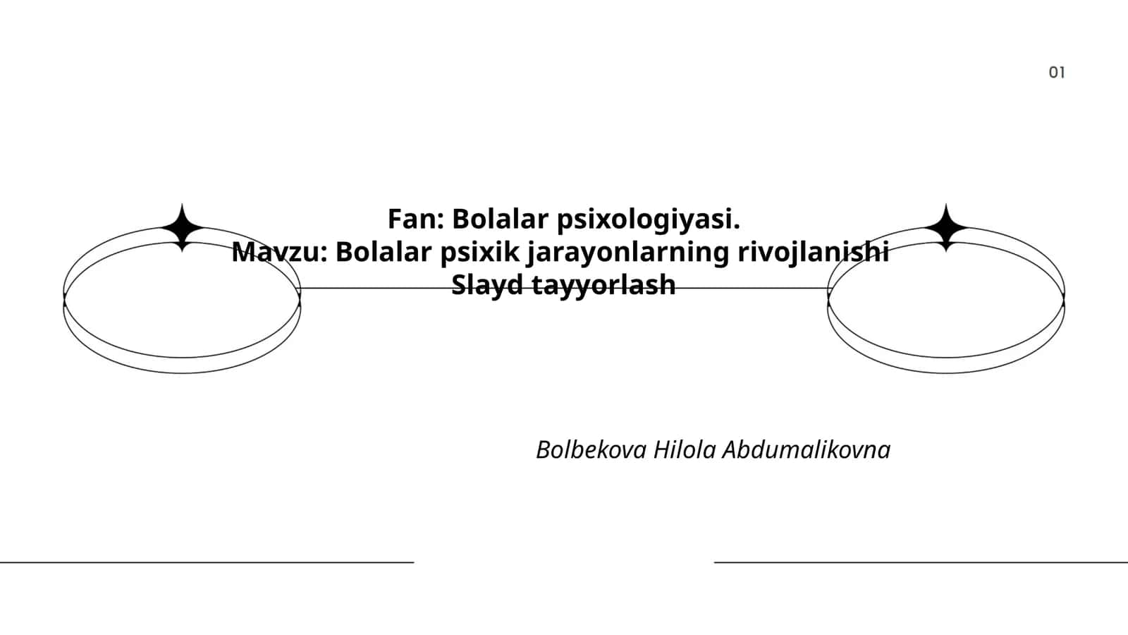 Bolalar psixologiyasi 1