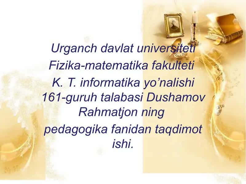 Ma’naviyat 1