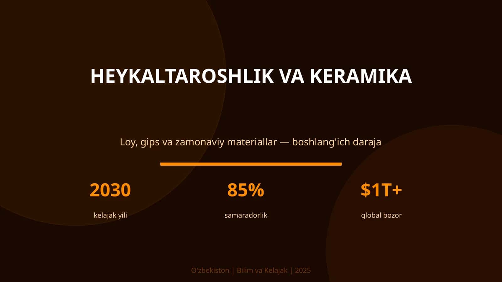 Heykaltaroshlik va keramika 1