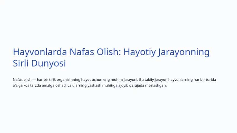 Nafas Olish 1