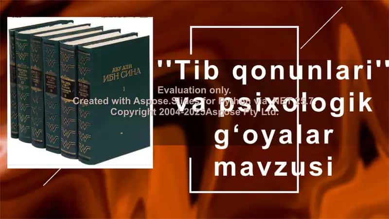 Ibn Sino - Tibb Anatomiya va Fiziologiyasi 1