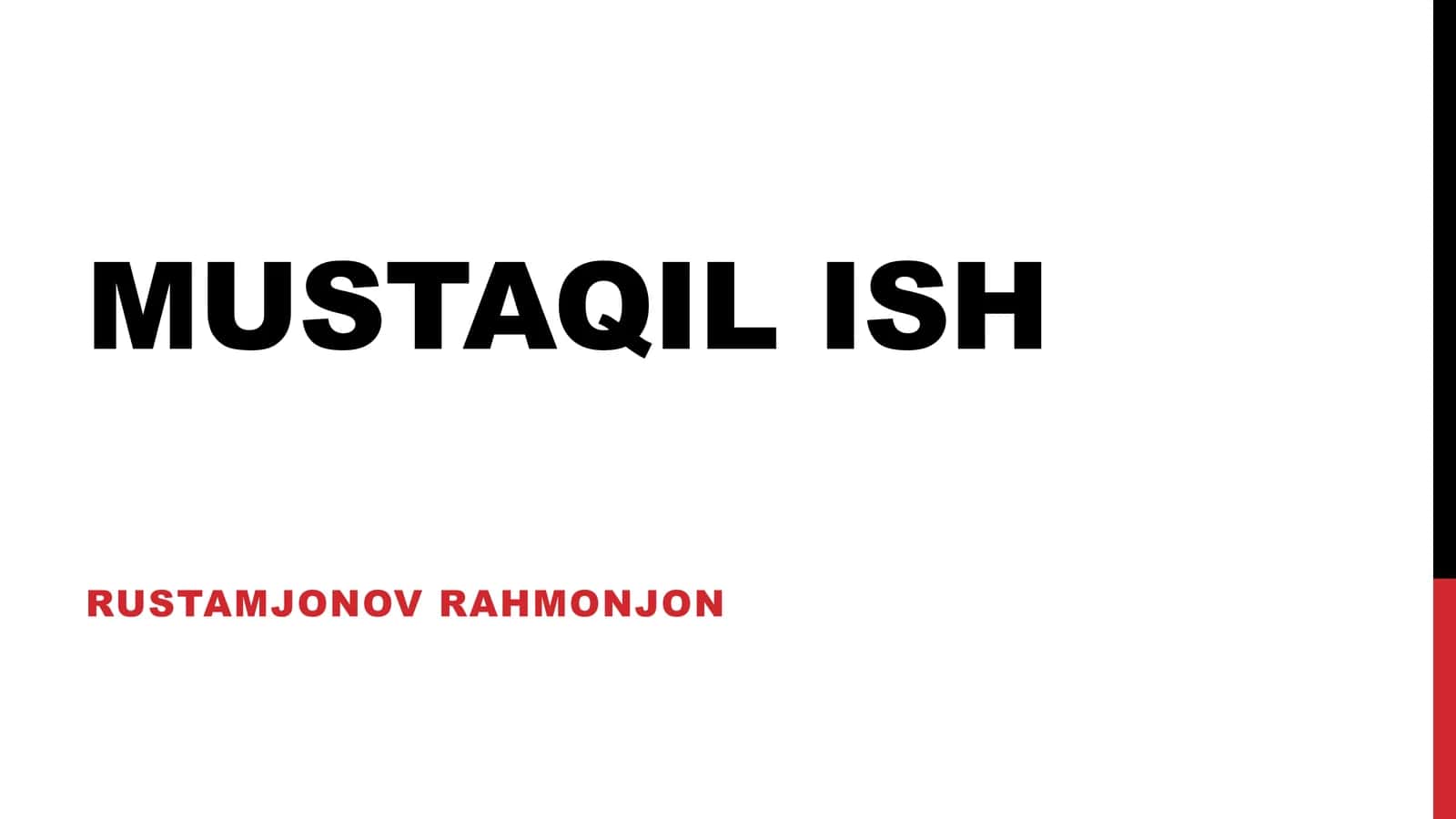 Ishsizlik: Muammo va Yechimlar 1