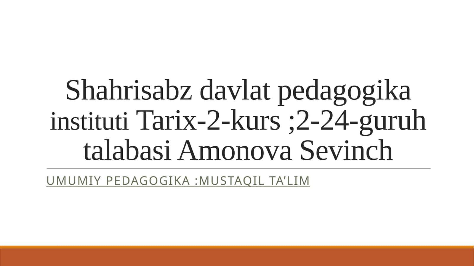 Munavvarqori Abdurashidxonovning pedagogik qarashlari 1