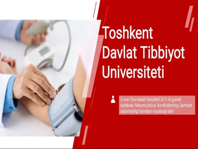 Mahalliy va xorijiy tibbiyotda standartlashtirish tarixi 1