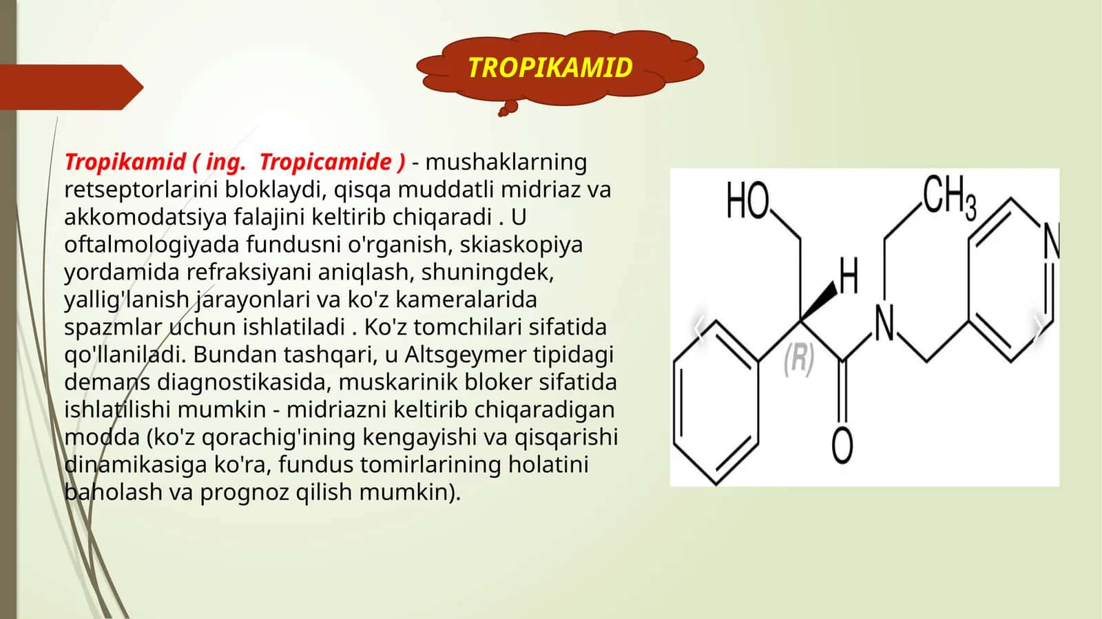 Tropikamid 1