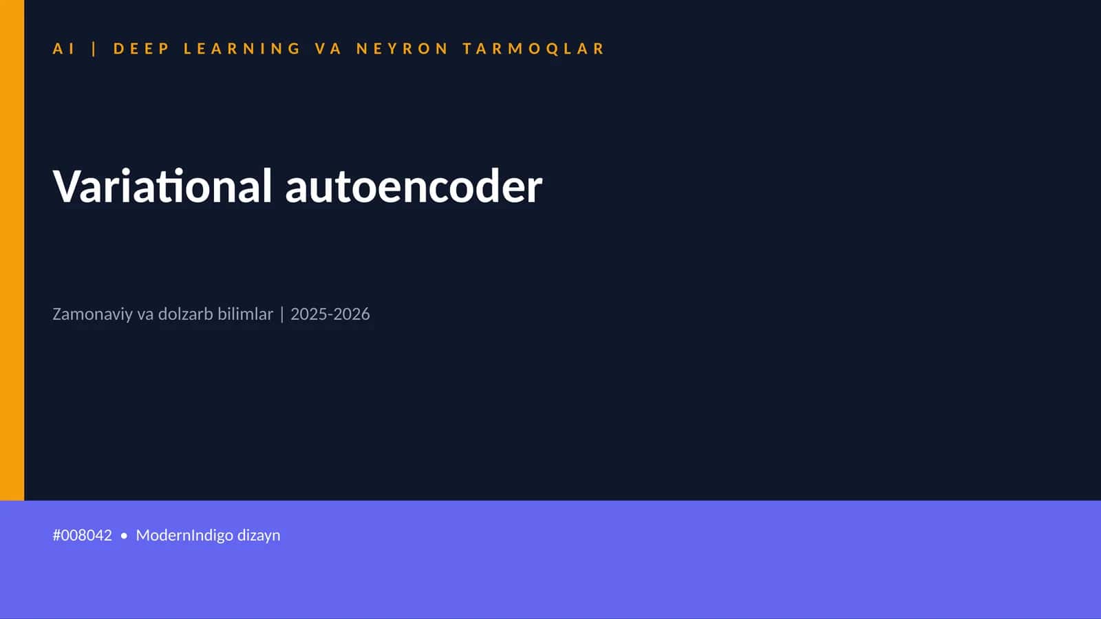 AI | DEEP LEARNING VA NEYRON TARMOQLAR 1