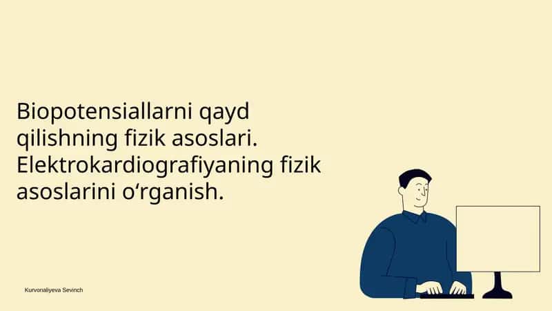 Biopotensiallarni qayd qilishning fizik asoslari 1