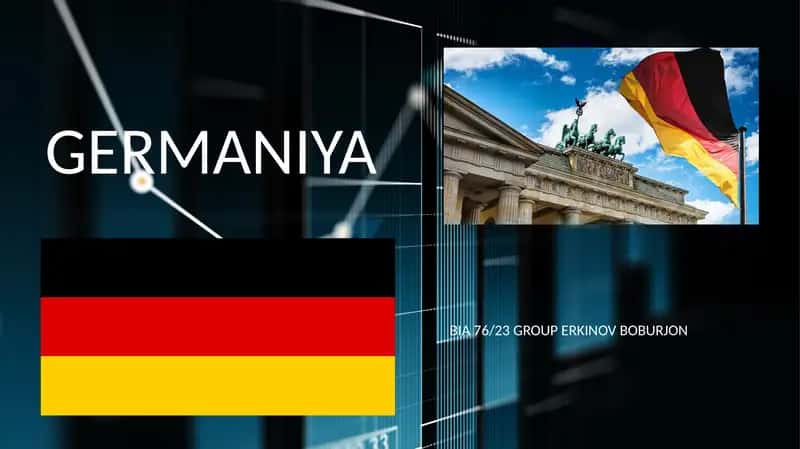 Germaniya iqtisodiyoti yalpi ichki maxsuloti bank tizmi 1