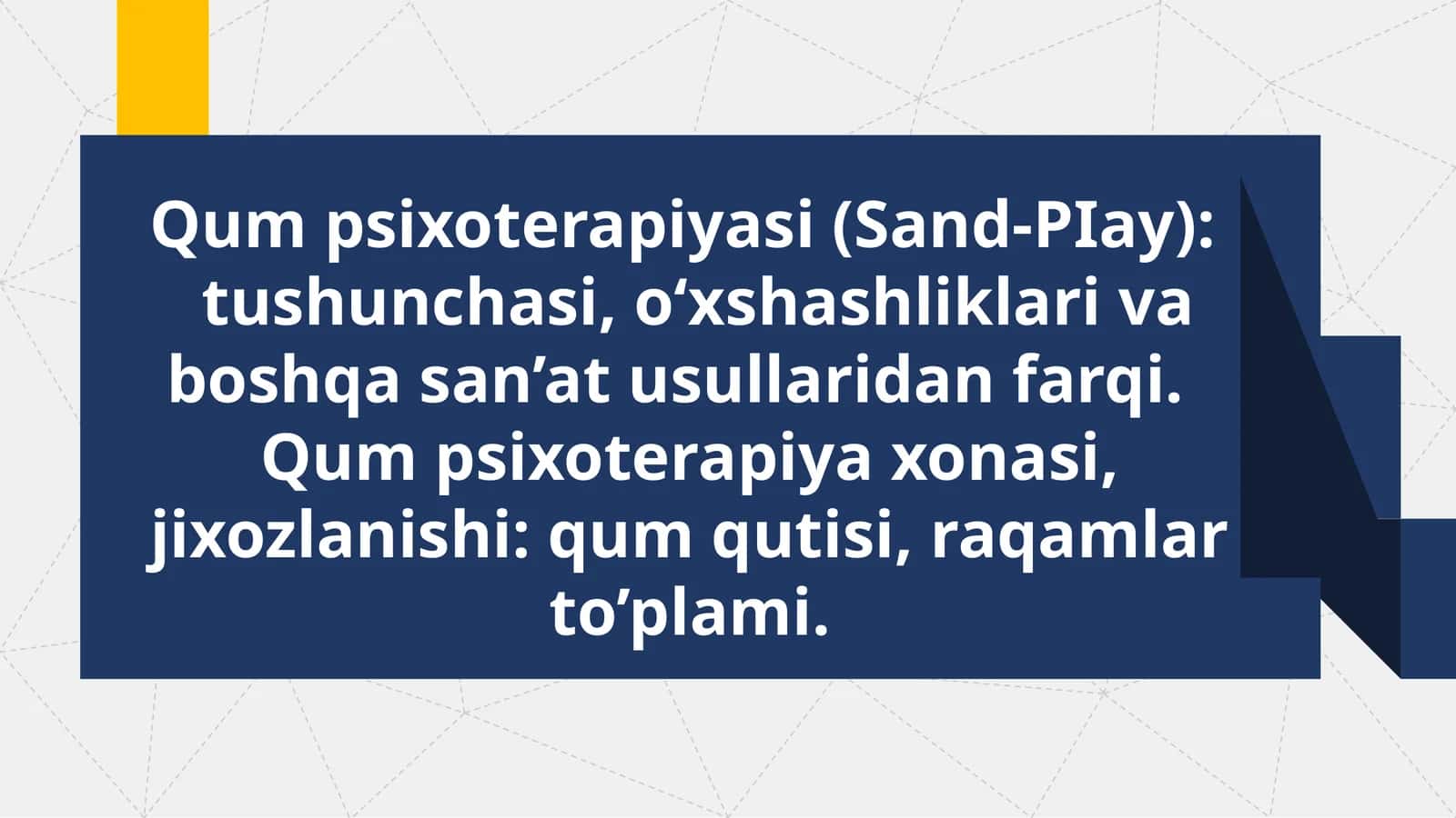 Qumpsixoterapiyasi(Sand-PIay) 1