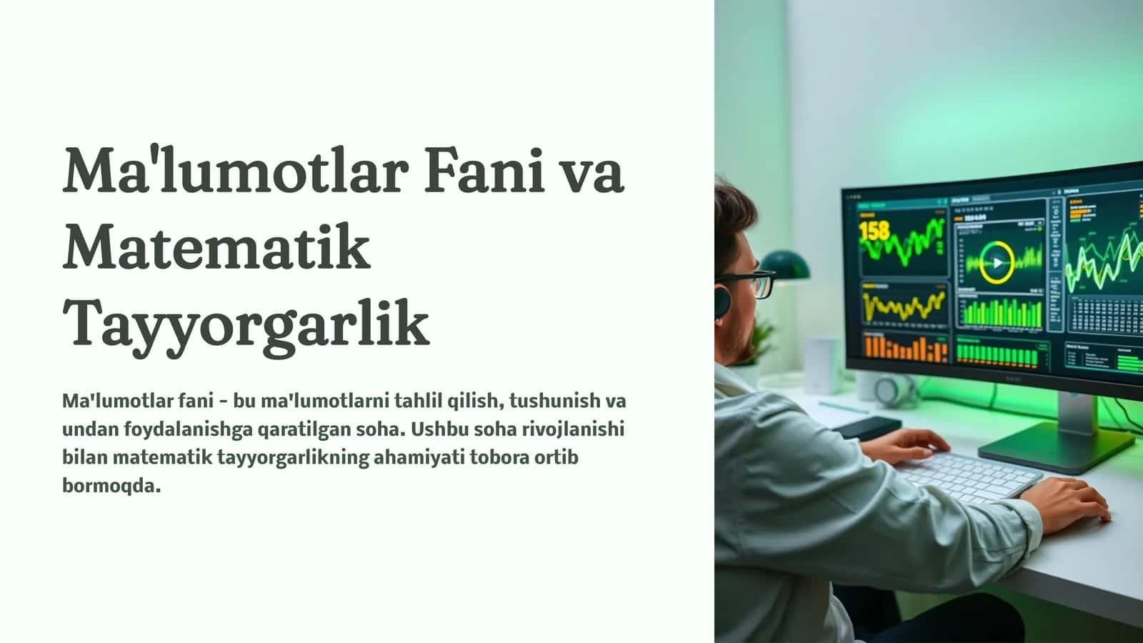 Ma'lumotlar Fani va Matematik Tayyorgarlik 1