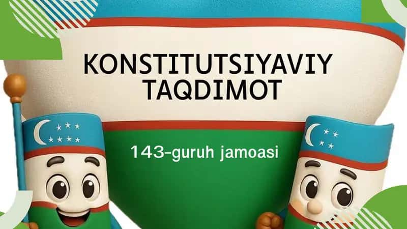 Konstitutsiya haqida taqdimot 1