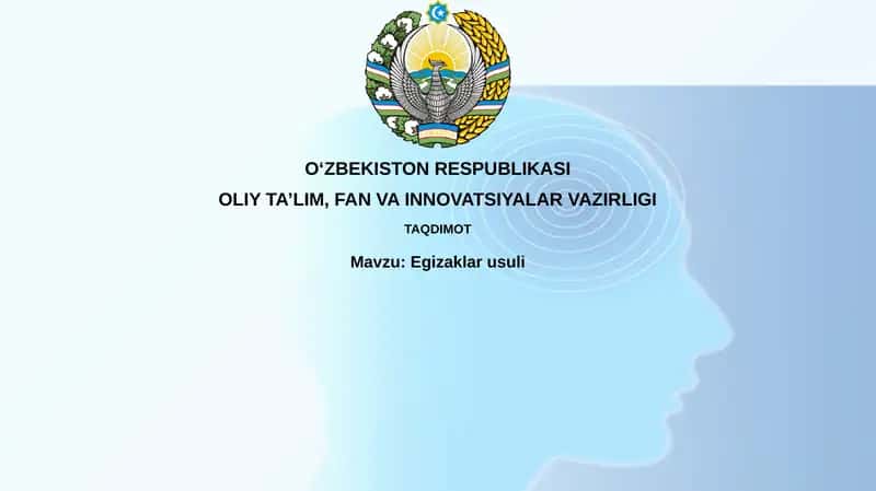 Egizaklar usuli 1