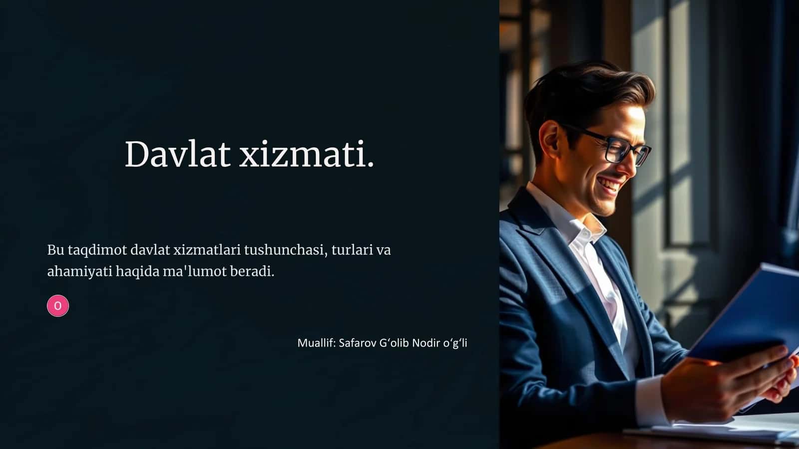 Davlatxizmati 1
