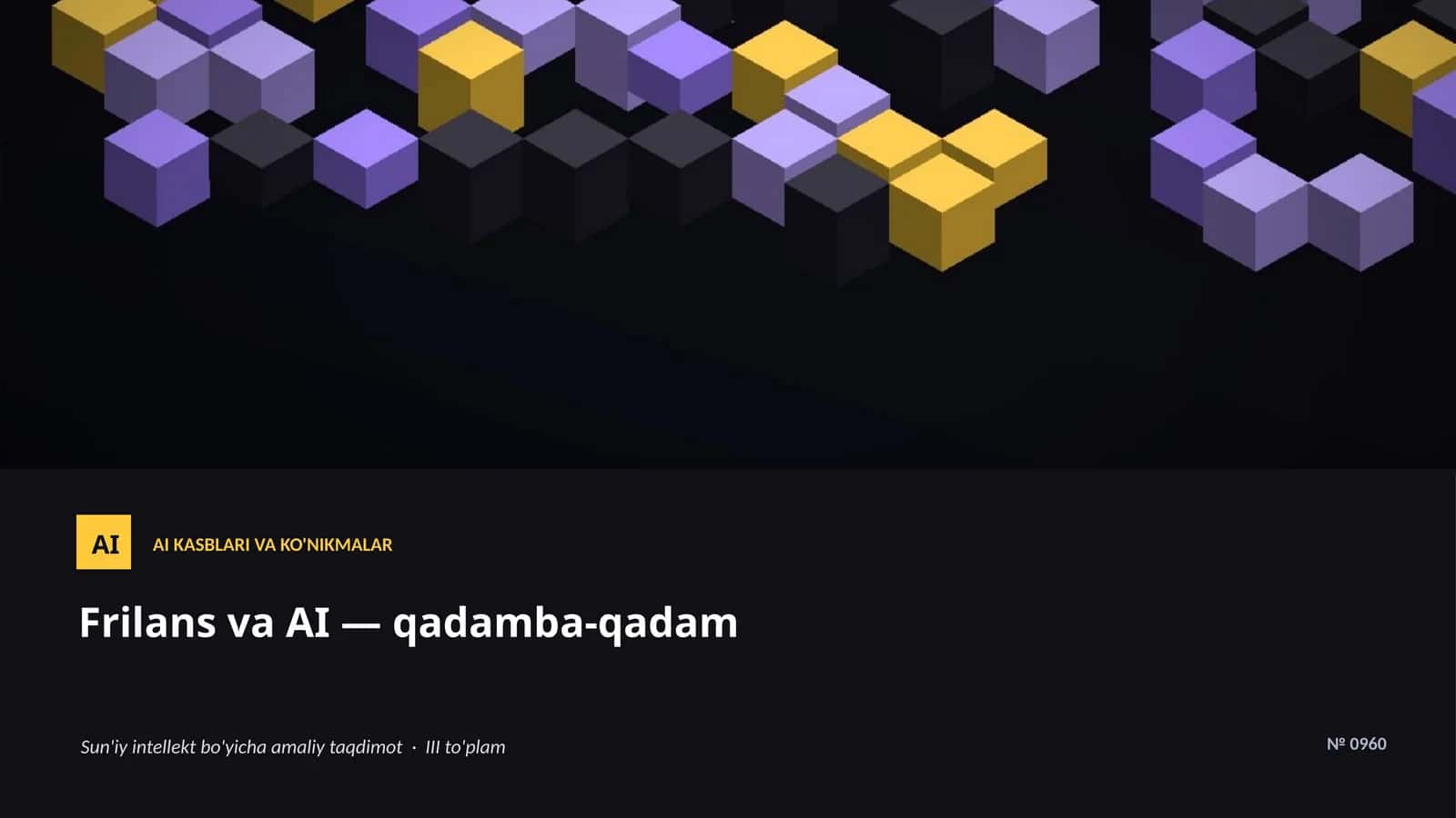 AI KASBLARI VA KO'NIKMALAR 1