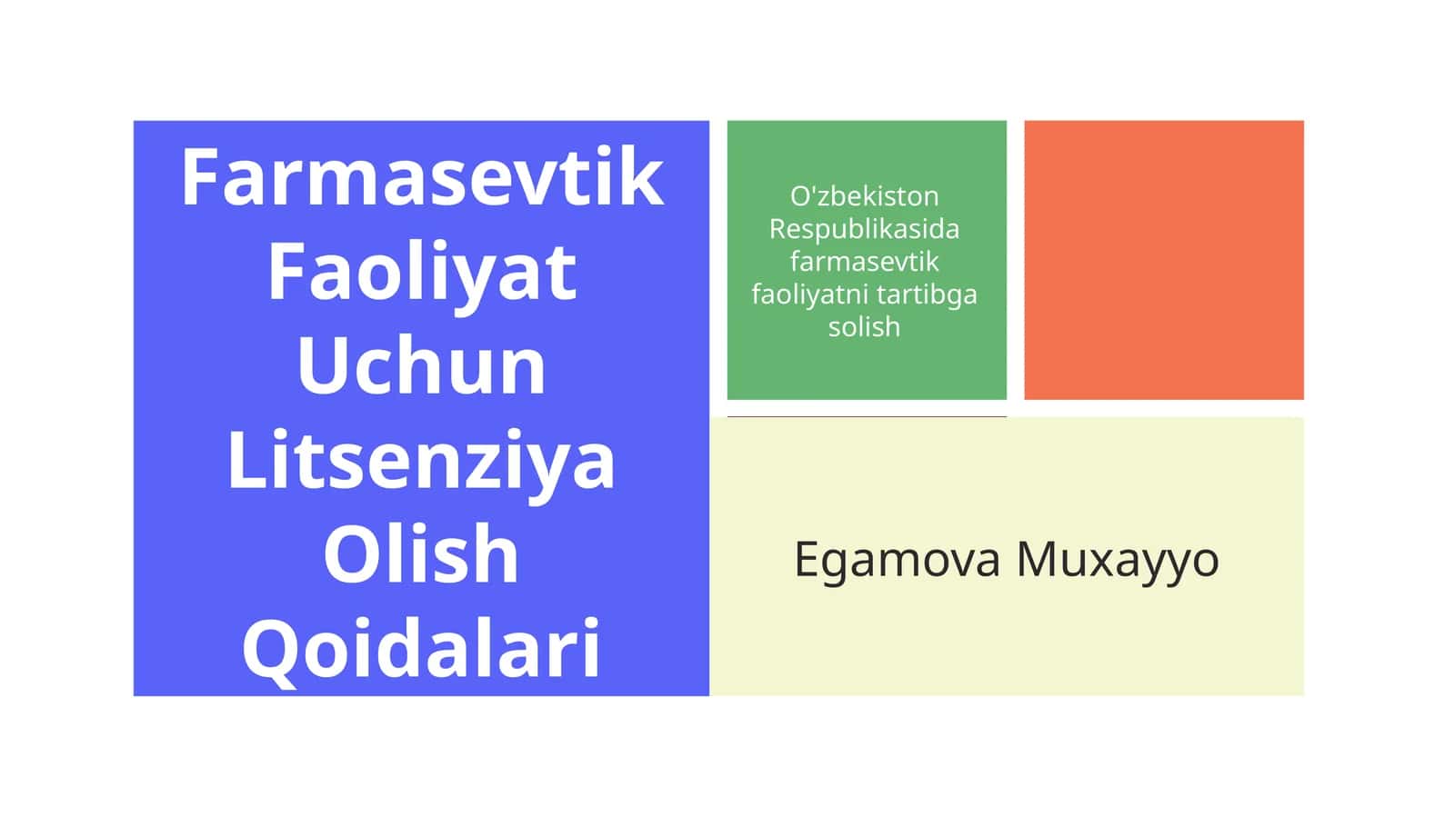 Farmasevtik Faoliyat Uchun Litsenziya Olish Qoidalari 1