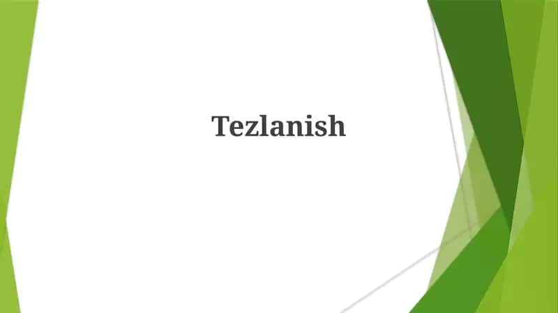 Tezlanish 1