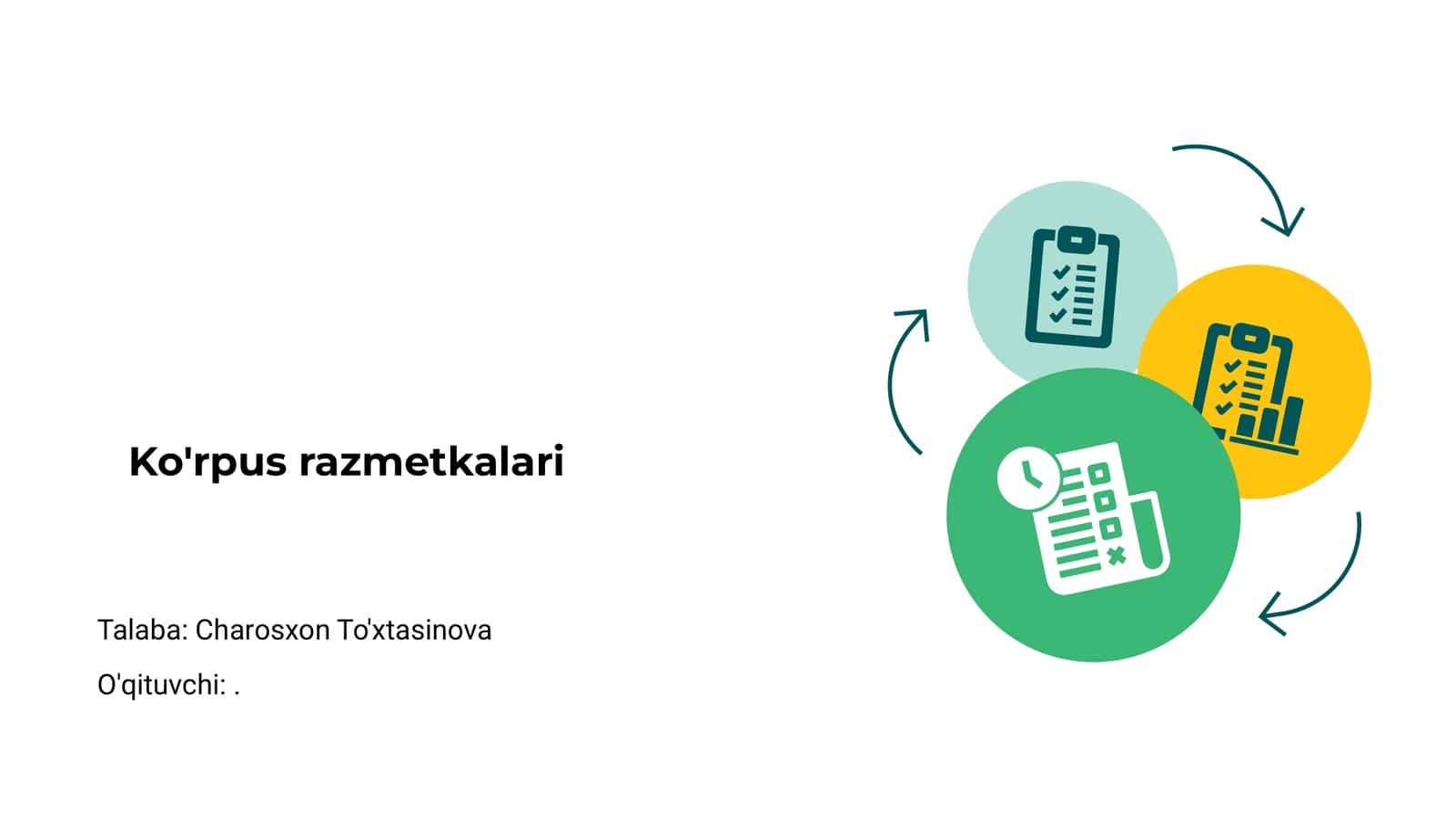 Ko'rpus razmetkalari 1