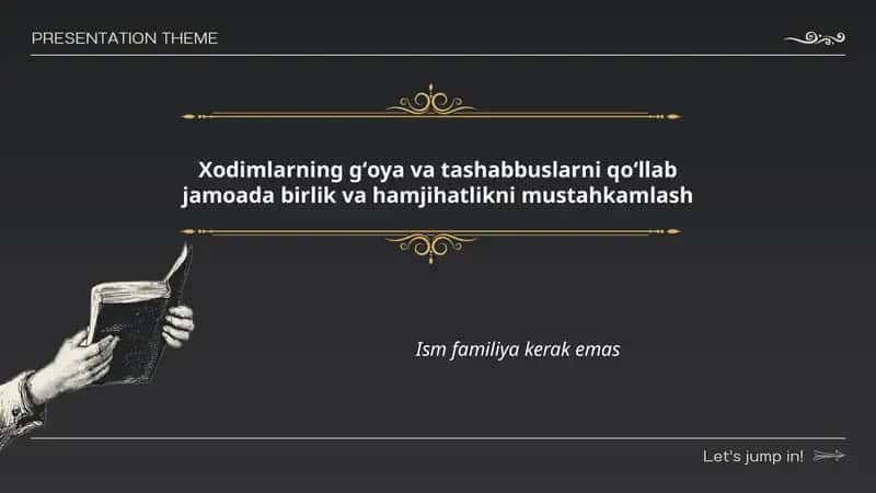 Gʻoya va tashabbuslarni yigʻish va saralash tizimi 1