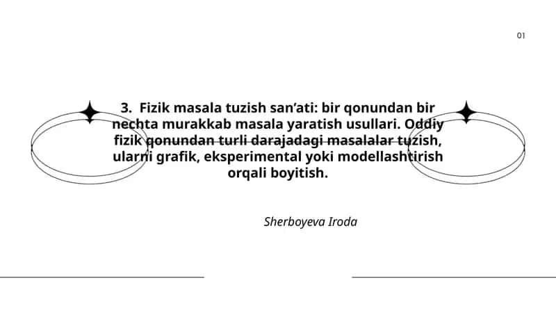 Fizik masala tuzish san’ati 1