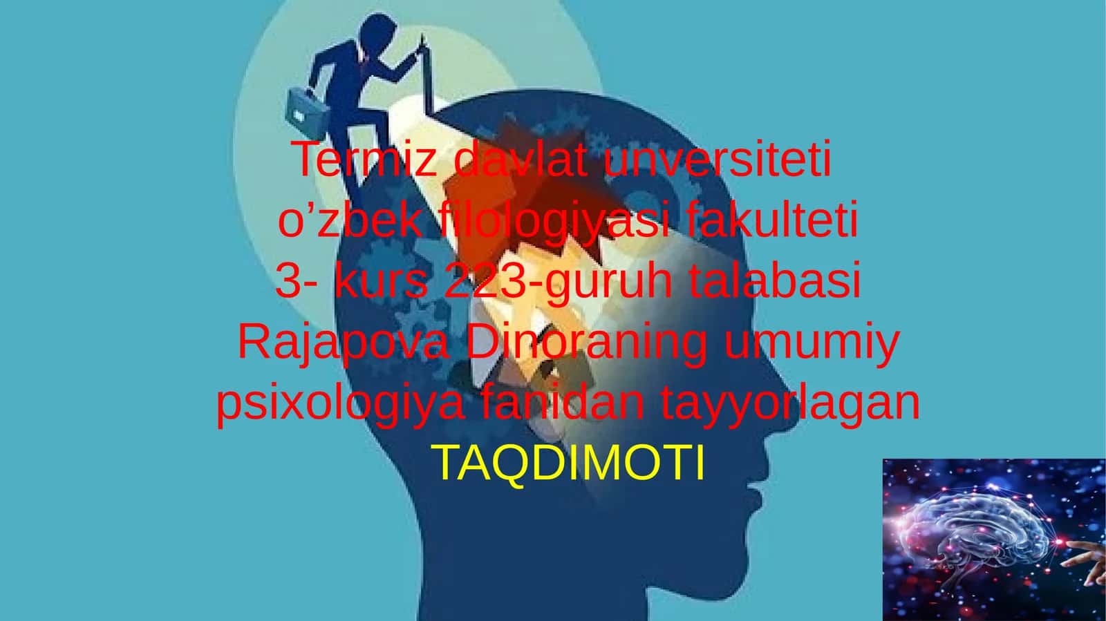Psixologiya fanining predmeti va tadqiqot metodlari 1