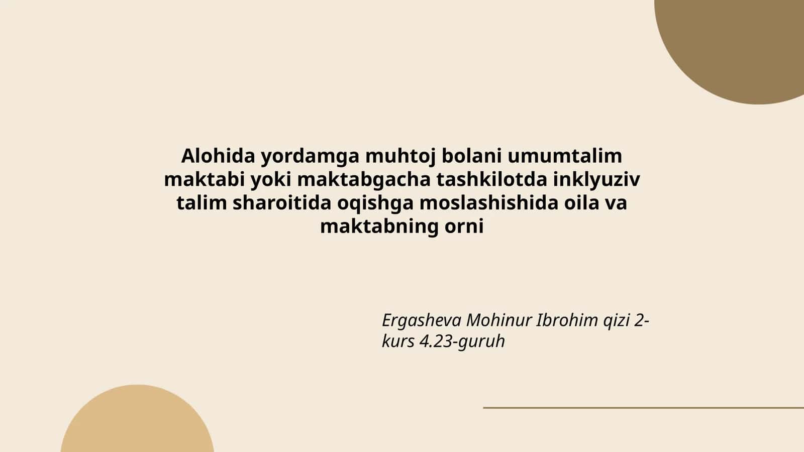 Ergasheva Mohinur Ibrohim qizi 1